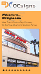 Mobile Screenshot of ocsigns.com